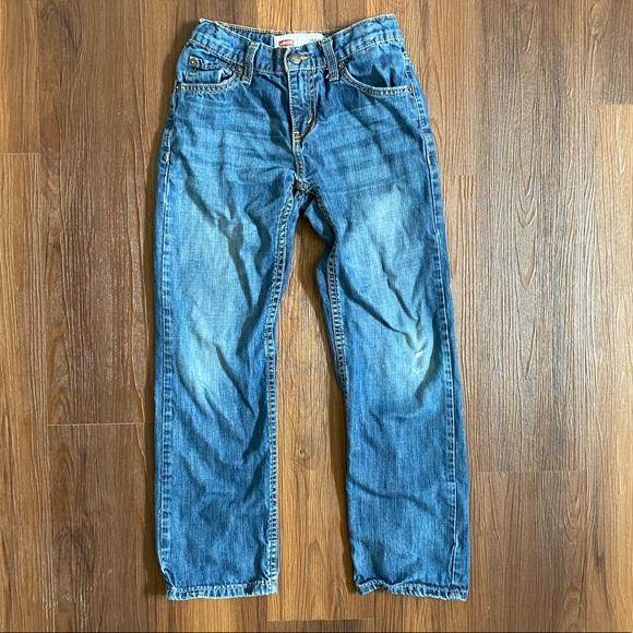 Levi's Other - Boys Levi’s 514 straight fit blue denim jeans